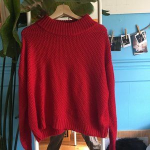 Red Knit Sweater